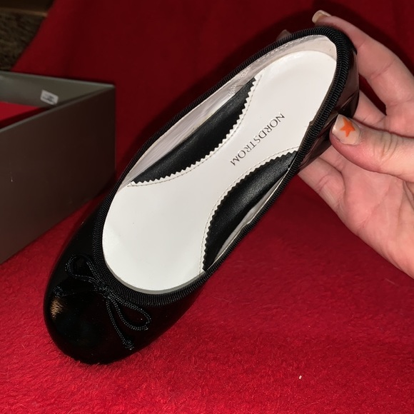 kids black  Patton flats - Picture 3 of 5